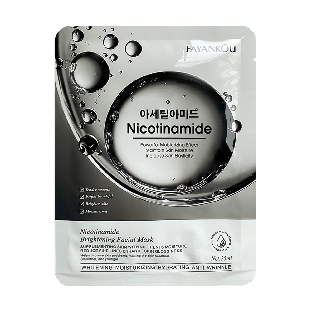 Тканинна маска для обличчя Fayankou Niacinamide Brightening Facial Mask, 25 мл