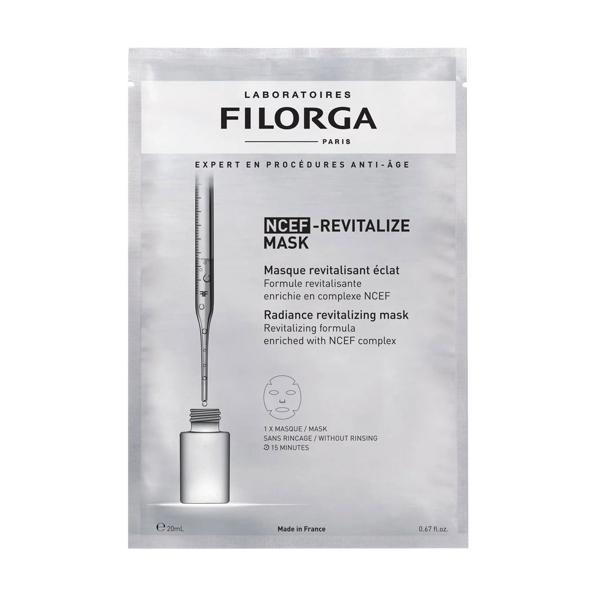 Тканинна маска для обличчя Filorga NCEF-Revitalize Mask, 20 мл