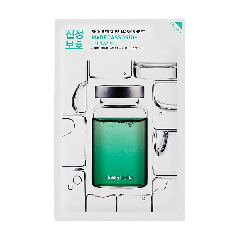 Тканинна маска для обличчя Holika Holika Skin Rescuer Mask Sheet, Madecassoside, 20 мл