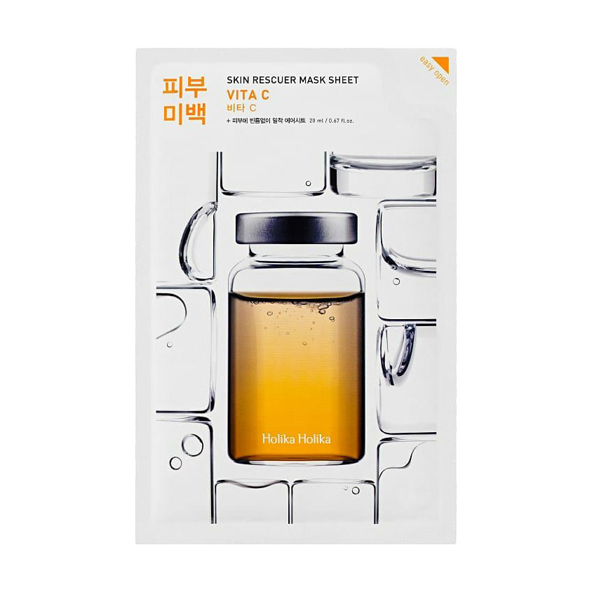 Тканинна маска для обличчя Holika Holika Skin Rescuer Mask Sheet, Vita C, 20 мл