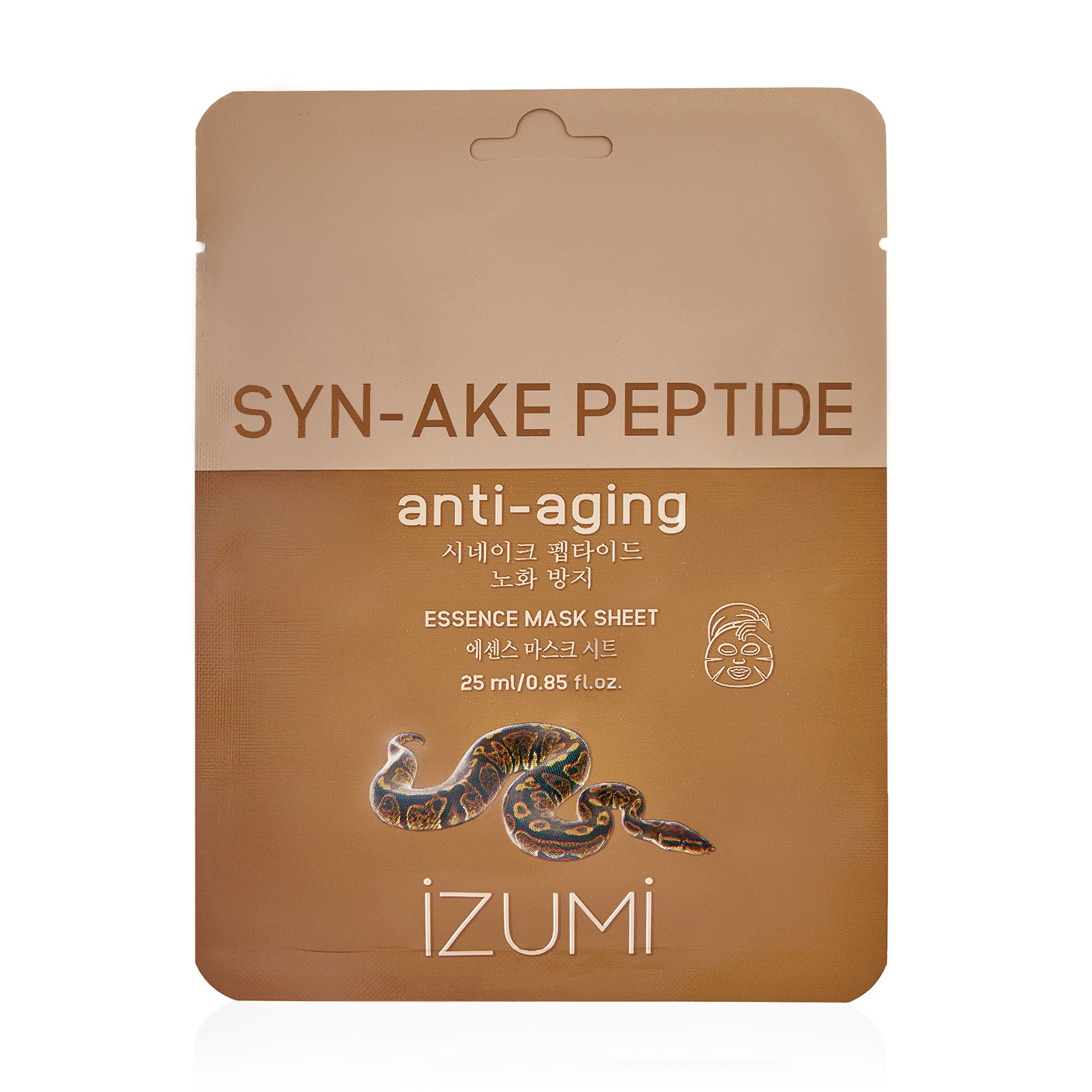 Тканинна маска для обличчя IZUMI Syn-Ake Peptide Essence Mask, 25 г