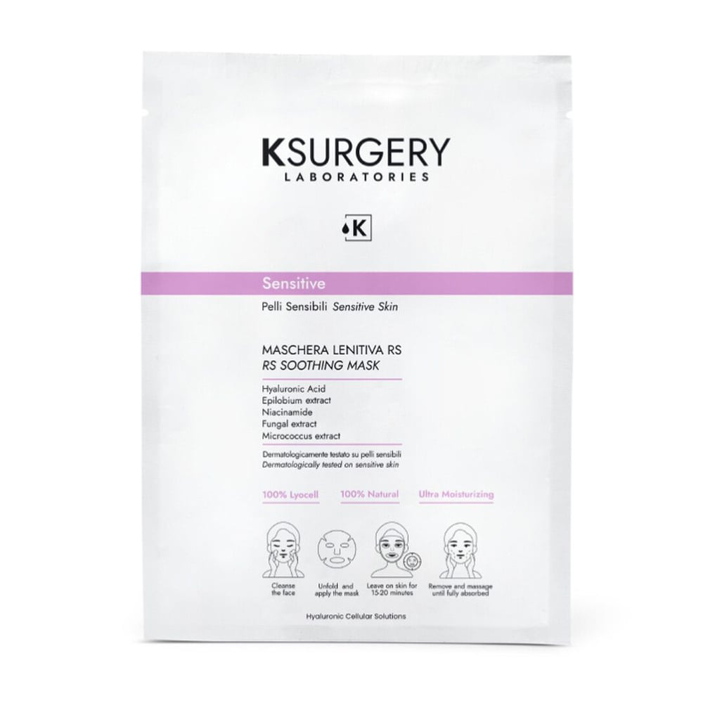 Тканинна маска для обличчя KSURGERY Sensitive RS Soothing Mask, 1 шт
