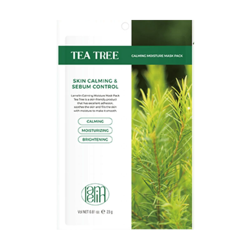Тканинна маска для обличчя Lamelin Calming Moisture Mask Pack Tea Tree, 23 г