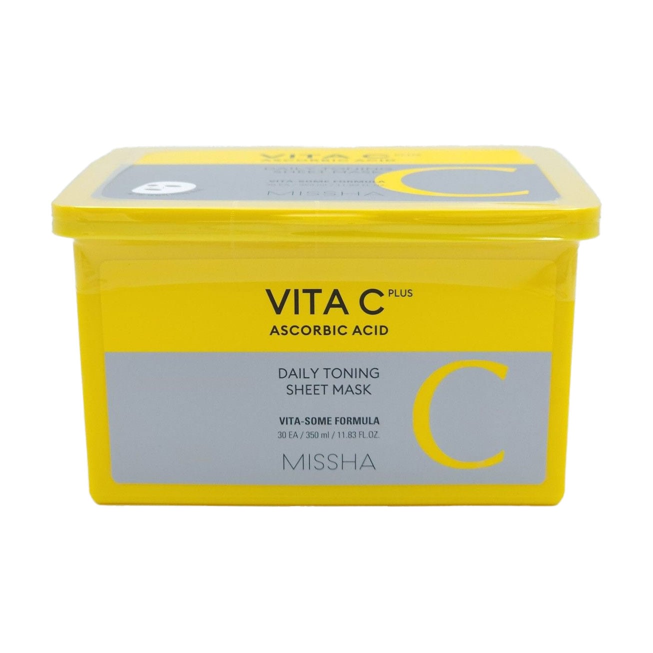 Тканинна маска для обличчя Missha Vita C Plus Daily Toning Sheet Mask, 30 шт