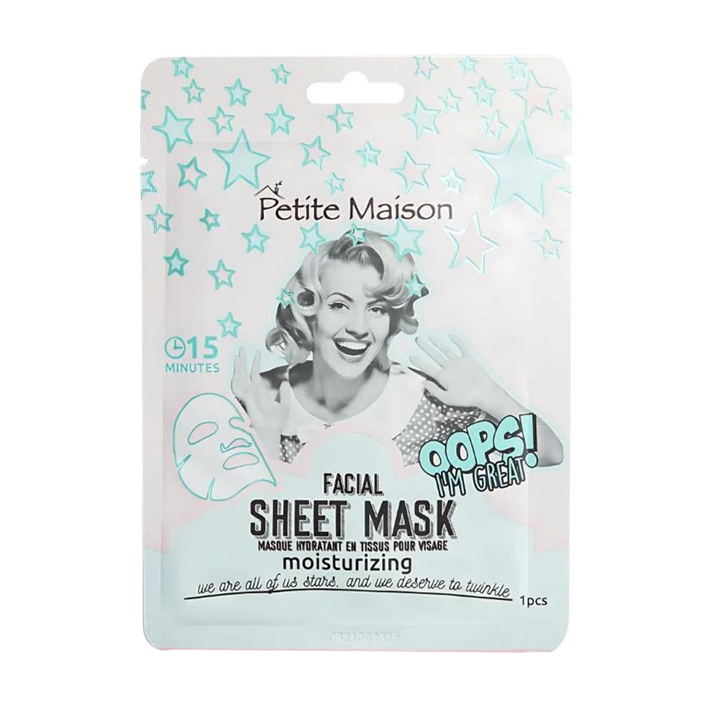 Тканинна маска для обличчя Petite Maison Facial Sheet Mask Зволожувальна, 25 мл