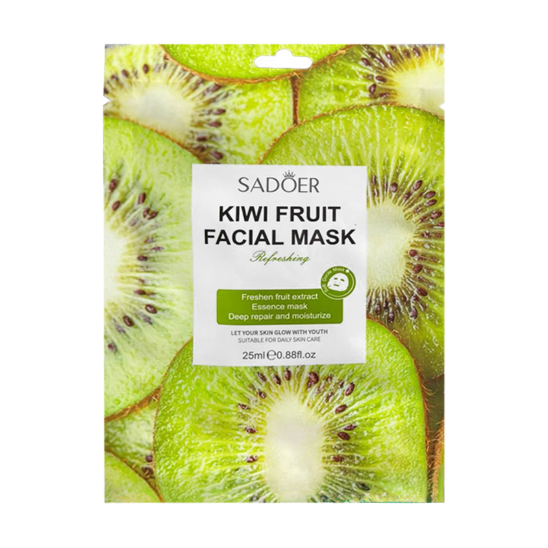 Тканинна маска для обличчя Sadoer Kiwi Fruit Facial Mask Ківі, 25 мл