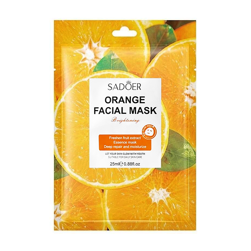 Тканинна маска для обличчя Sadoer Orange Facial Mask Апельсин, 25 г