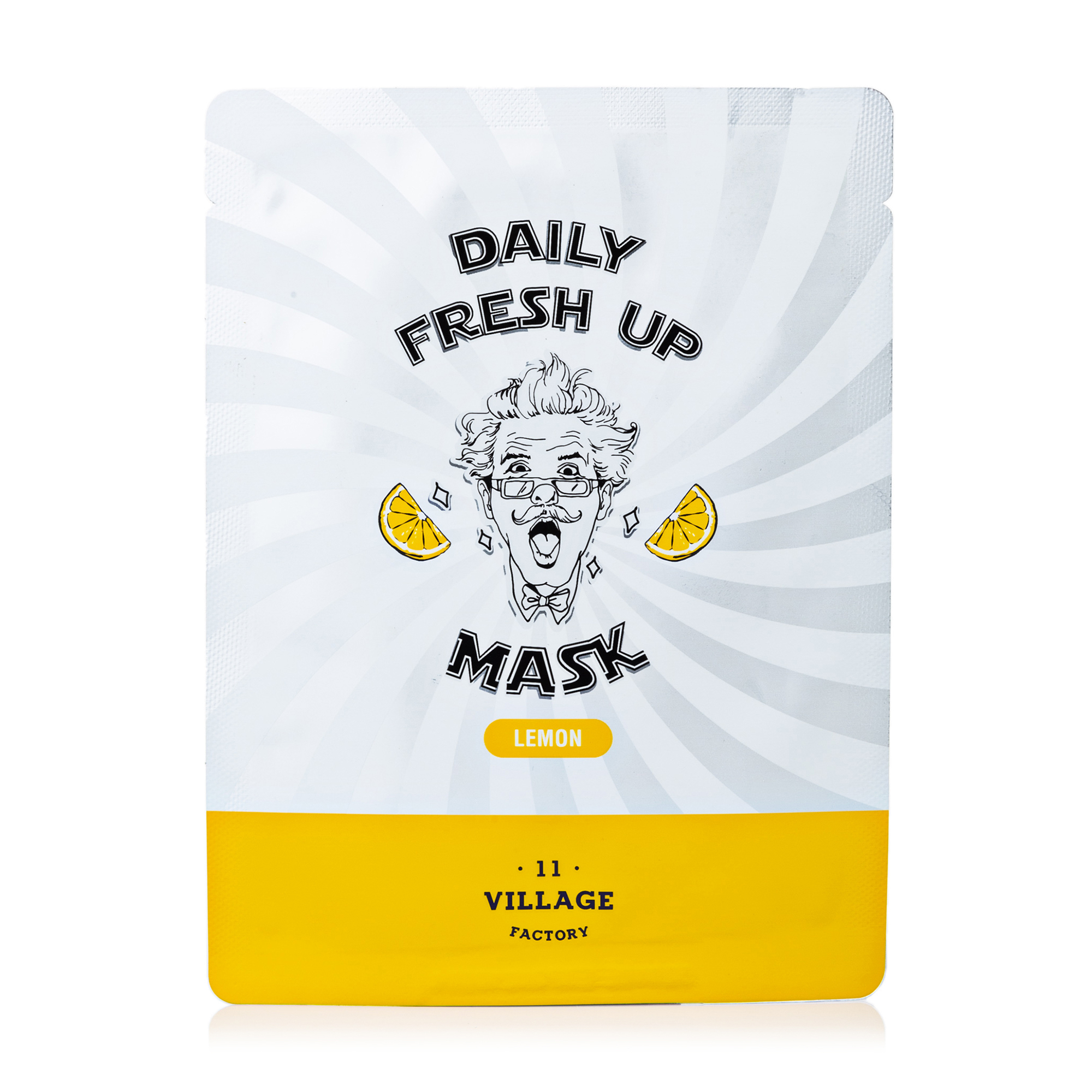 Тканинна маска для обличчя Village 11 Factory Daily Fresh Up Mask Lemon з екстрактом лимона, 20 г