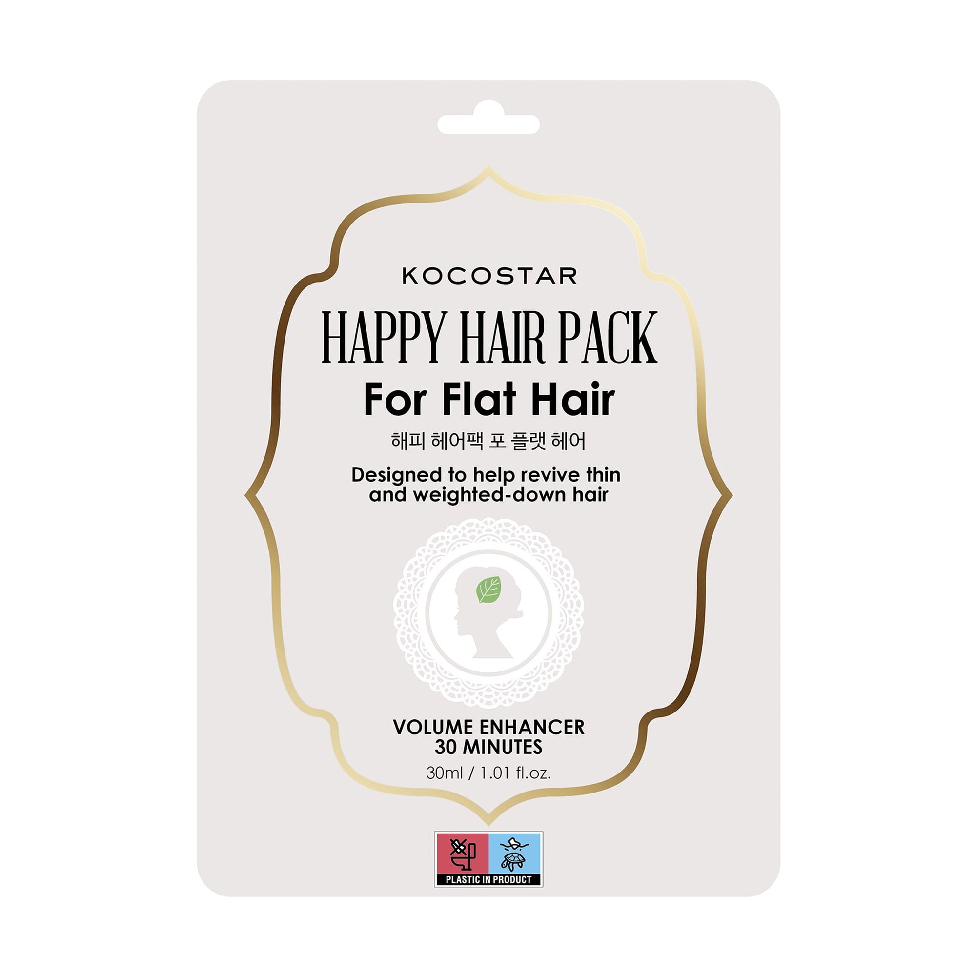 Тканинна маска Kocostar Happy Hair Pack для тонкого волосся, 30 мл