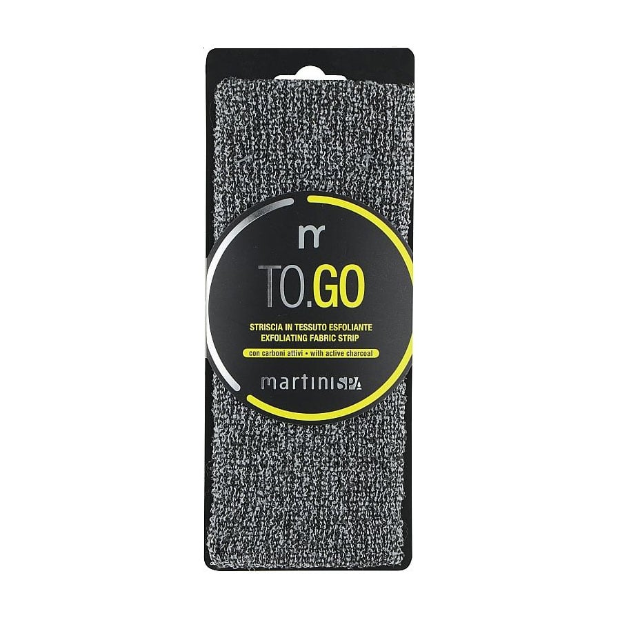Тканинна стрічка для пілінгу тіла MARTINI SPA To.Go Exfoliating Strip з активованим вугіллям (4602TG)