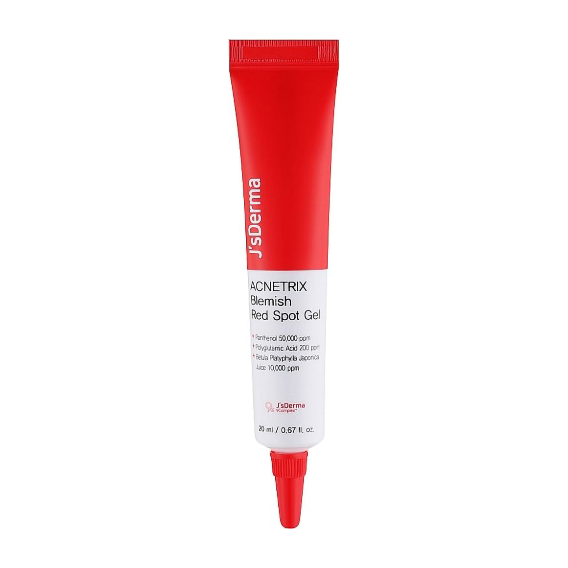 Точковий відновлювальний крем-гель для обличчя J'sDerma Acnetrix Blemish Red Spot Gel для проблемної шкіри, 20 мл