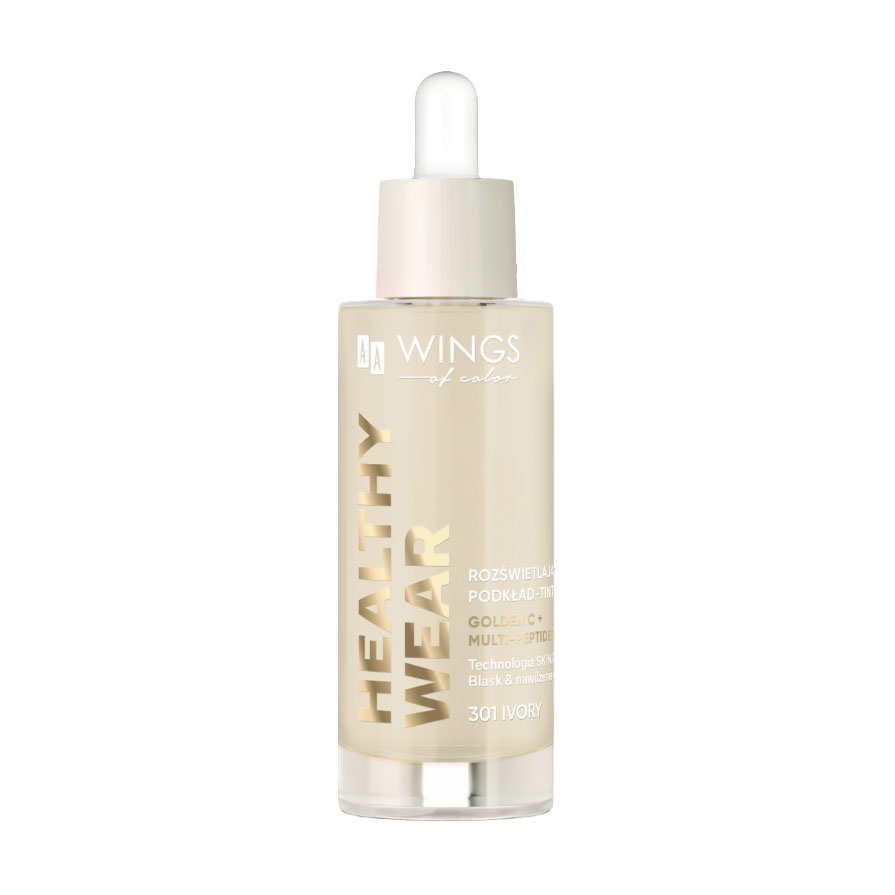 Тональна основа для обличчя AA Wings of Color Healthy Wear Illuminating Foundation-Tint 301 Ivory, 30 мл