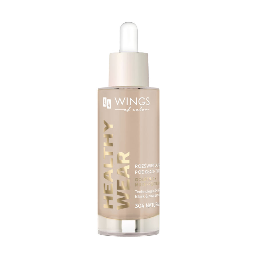 Тональна основа для обличчя AA Wings of Color Healthy Wear Illuminating Foundation-Tint 304 Natural Beige, 30 мл