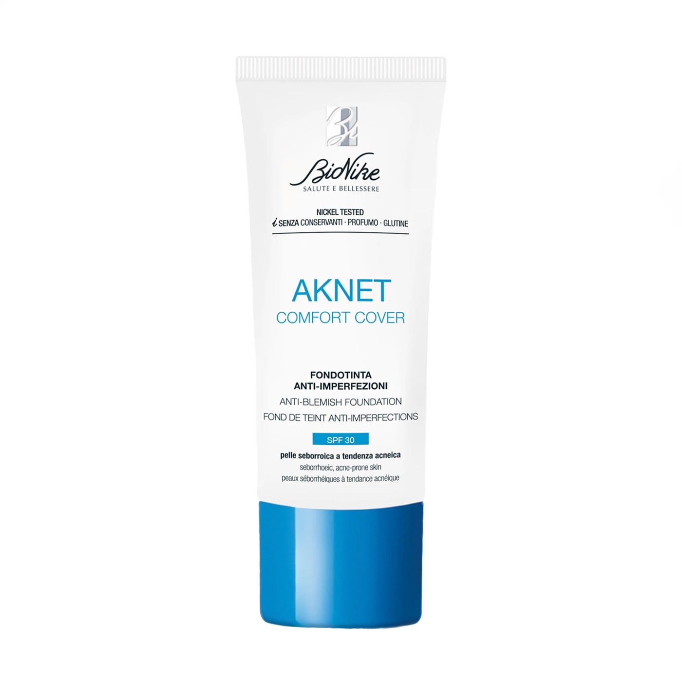Тональна основа для обличчя BioNike Aknet Comfort Cover Anti-Blemish Foundation, SPF 30, 103 Beige, 30 мл