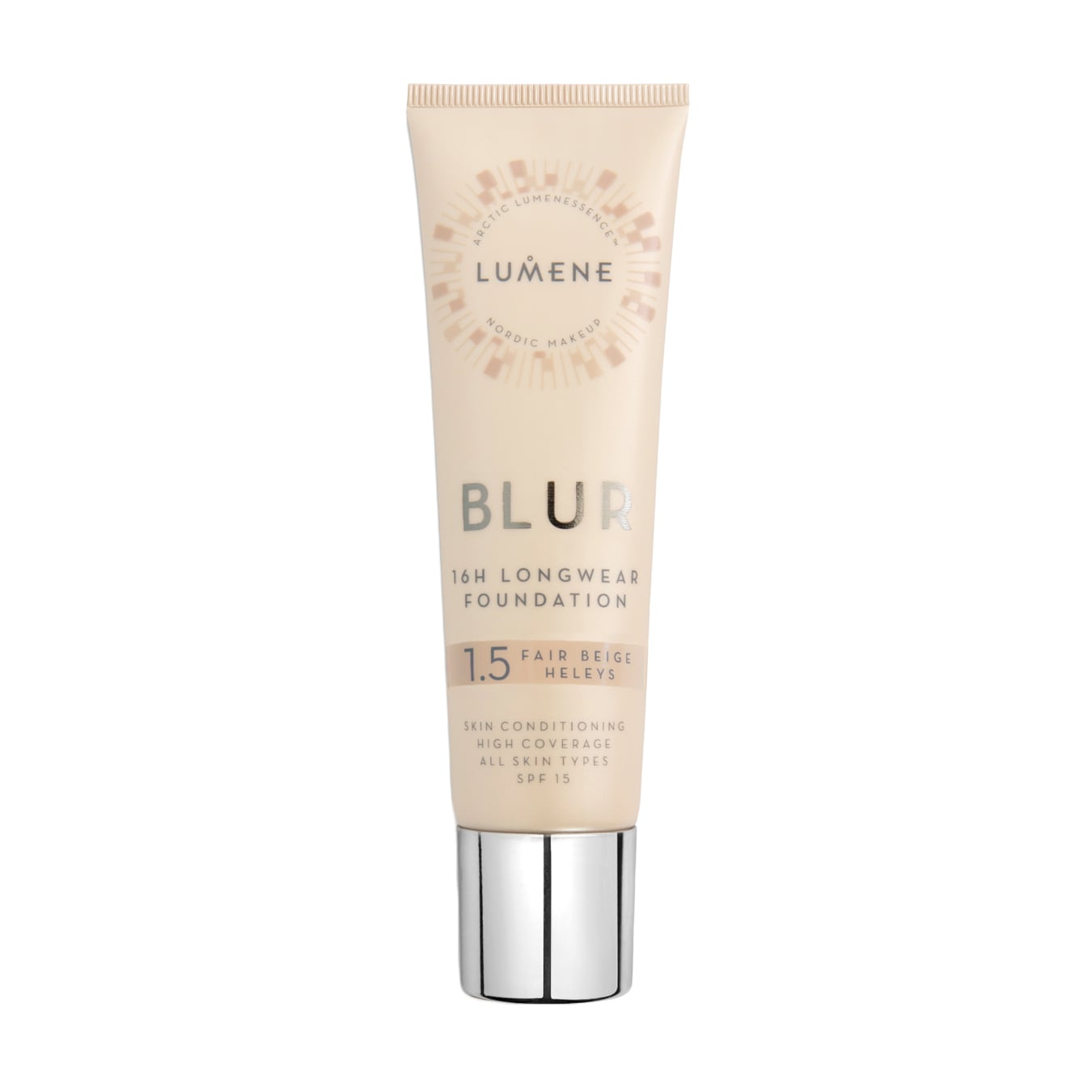 Тональна основа для обличчя Lumene Blur 16H Longwear Foundation SPF15, 1.5 Fair Beige, 30 мл