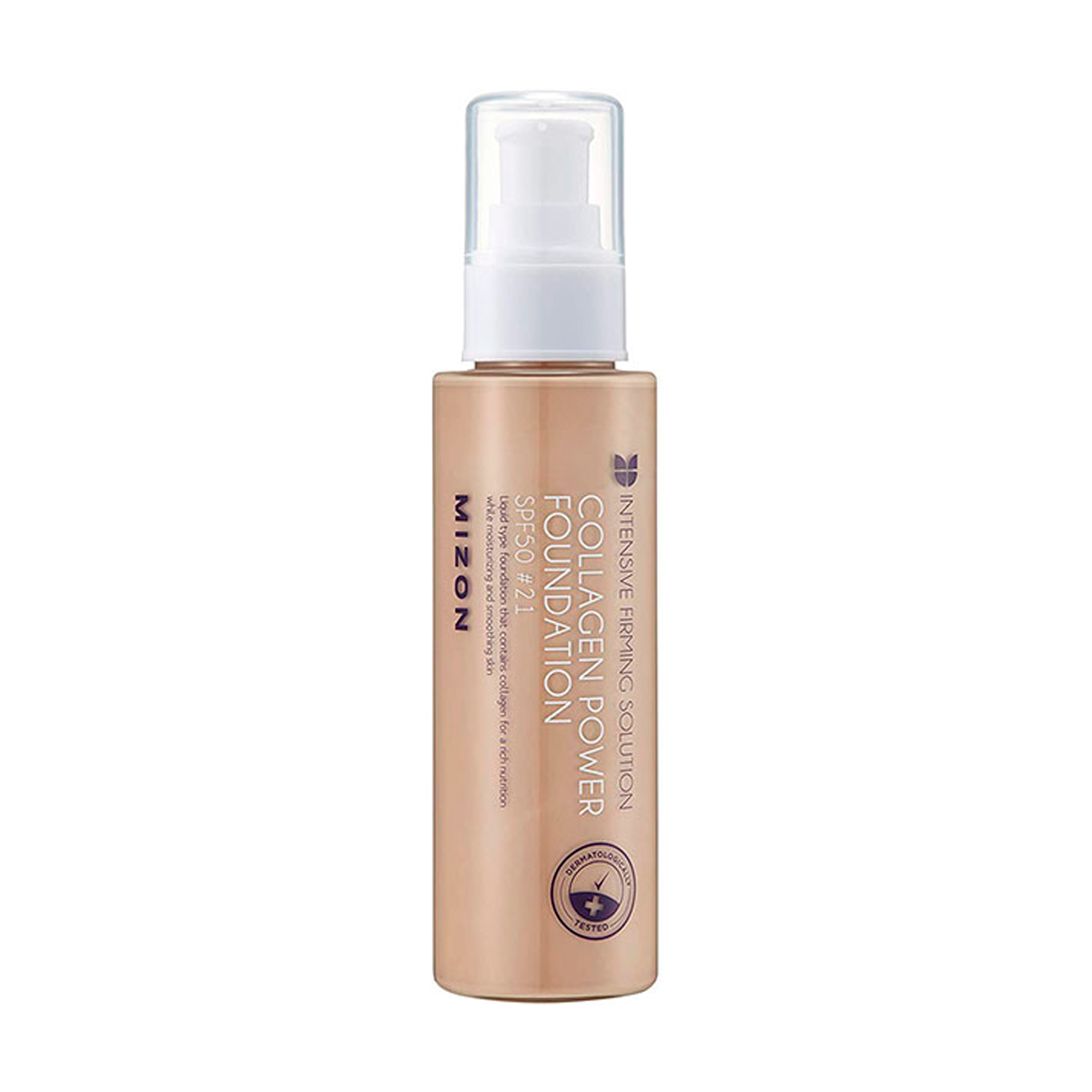 Тональна основа для обличчя Mizon Collagen Power Foundation SPF 50, тон 21, 100 мл