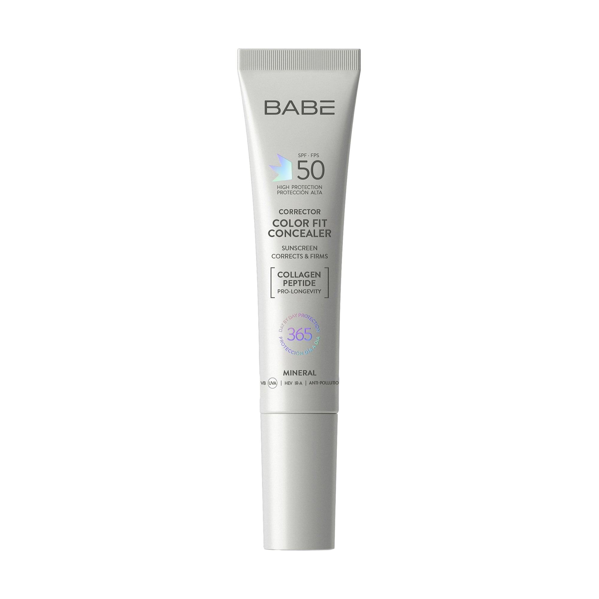 Тональний флюїд для обличчя Babe Laboratorios Makeup Fluid Color Fit Foundation SPF 50, 40 мл