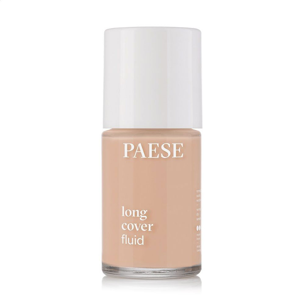 Тональний флюїд для обличчя Paese Long Cover Fluid, 03 Golden Beige, 30 мл