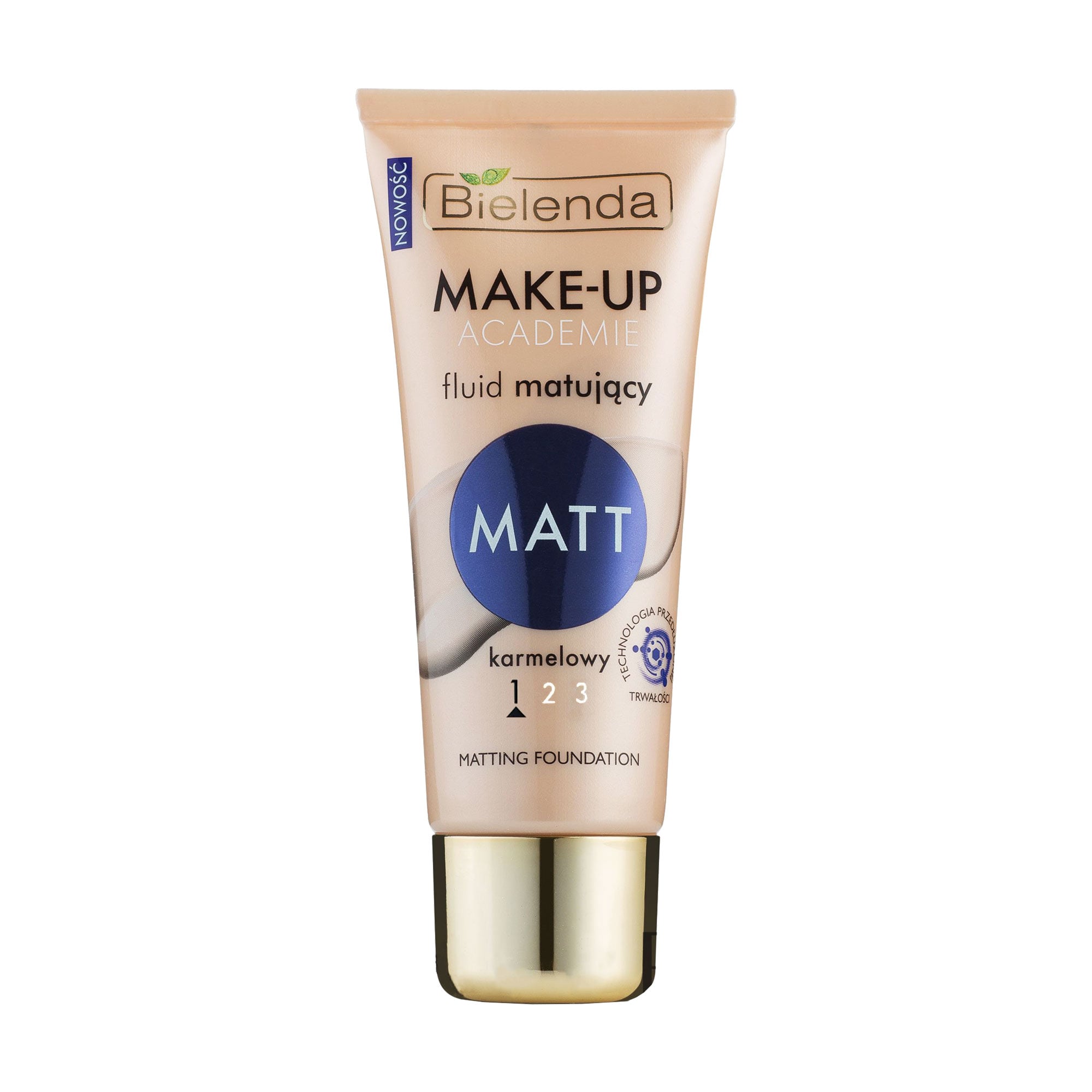 Тональний крем Bielenda матирующий Make-Up Academie MATT натуральний 01, 30 г