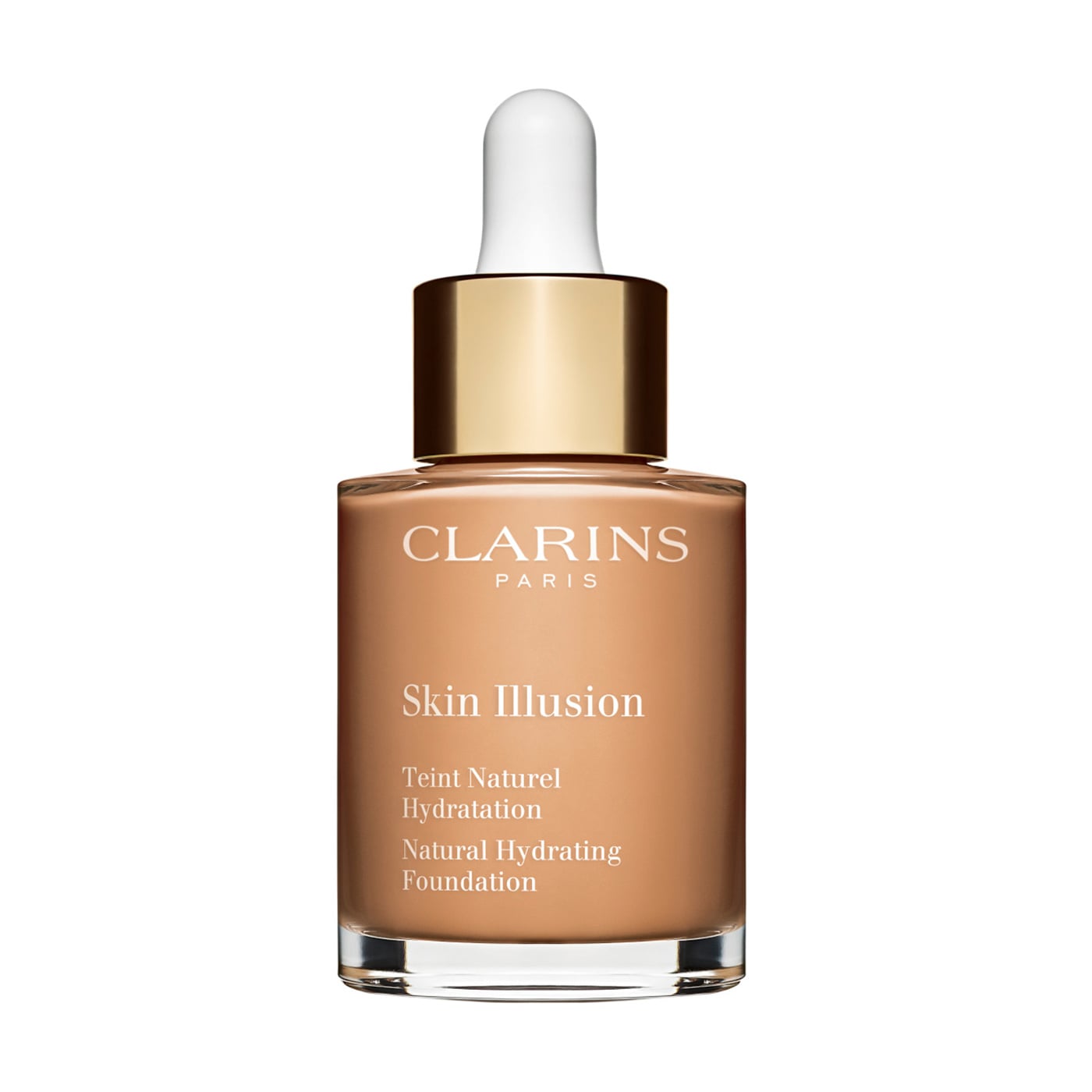 Тональний крем для обличчя Clarins Skin Illusion Natural Hydrating Foundation SPF 15, 108.5 Cashew, 30 мл