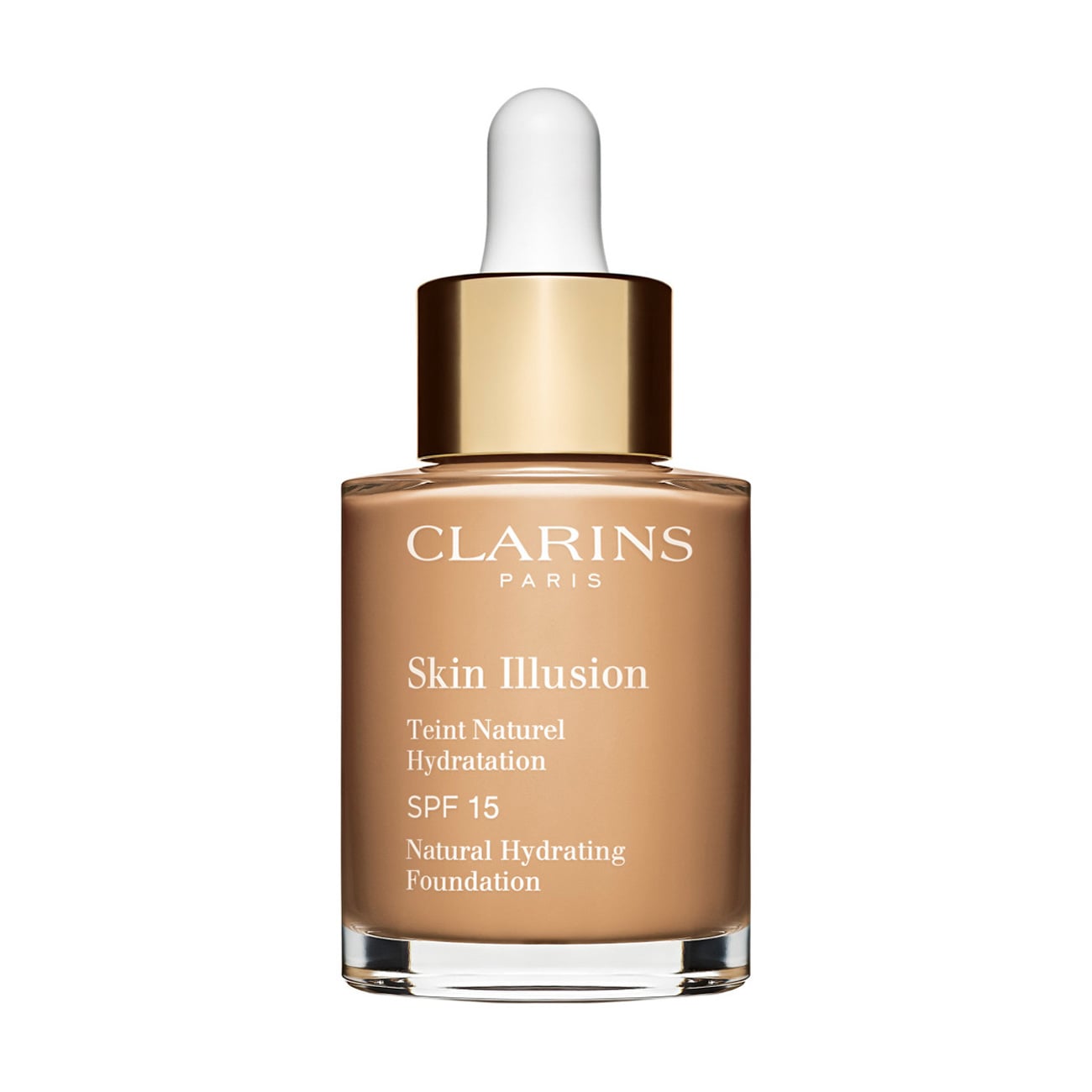 Тональний крем для обличчя Clarins Skin Illusion Natural Hydrating Foundation SPF 15, 110 Honey, 30 мл