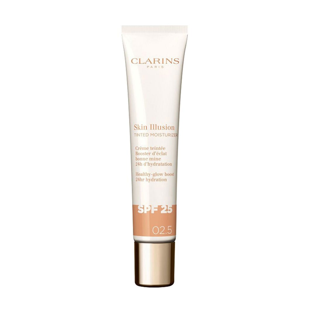 Тональний крем для обличчя Clarins Skin Illusion Tinted Moisturizer SPF 25, 02.5, 40 мл