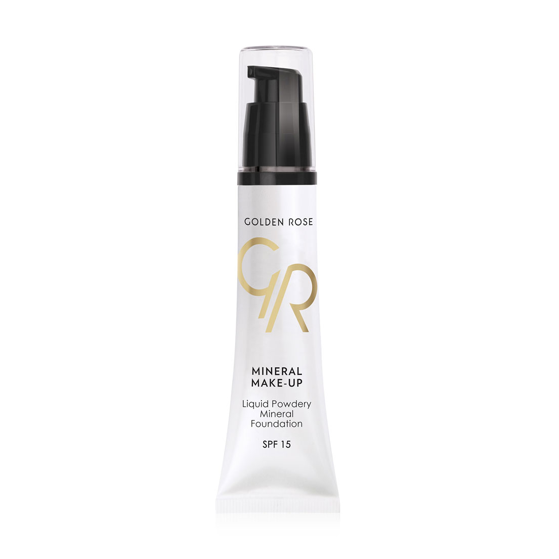 Тональний крем для обличчя Golden Rose Liquid Powdery Mineral Foundation SPF 15, 02, 35 мл