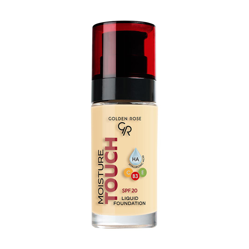 Тональний крем для обличчя Golden Rose Moisture Touch Liquid Foundation SPF 20, 102, 30 мл