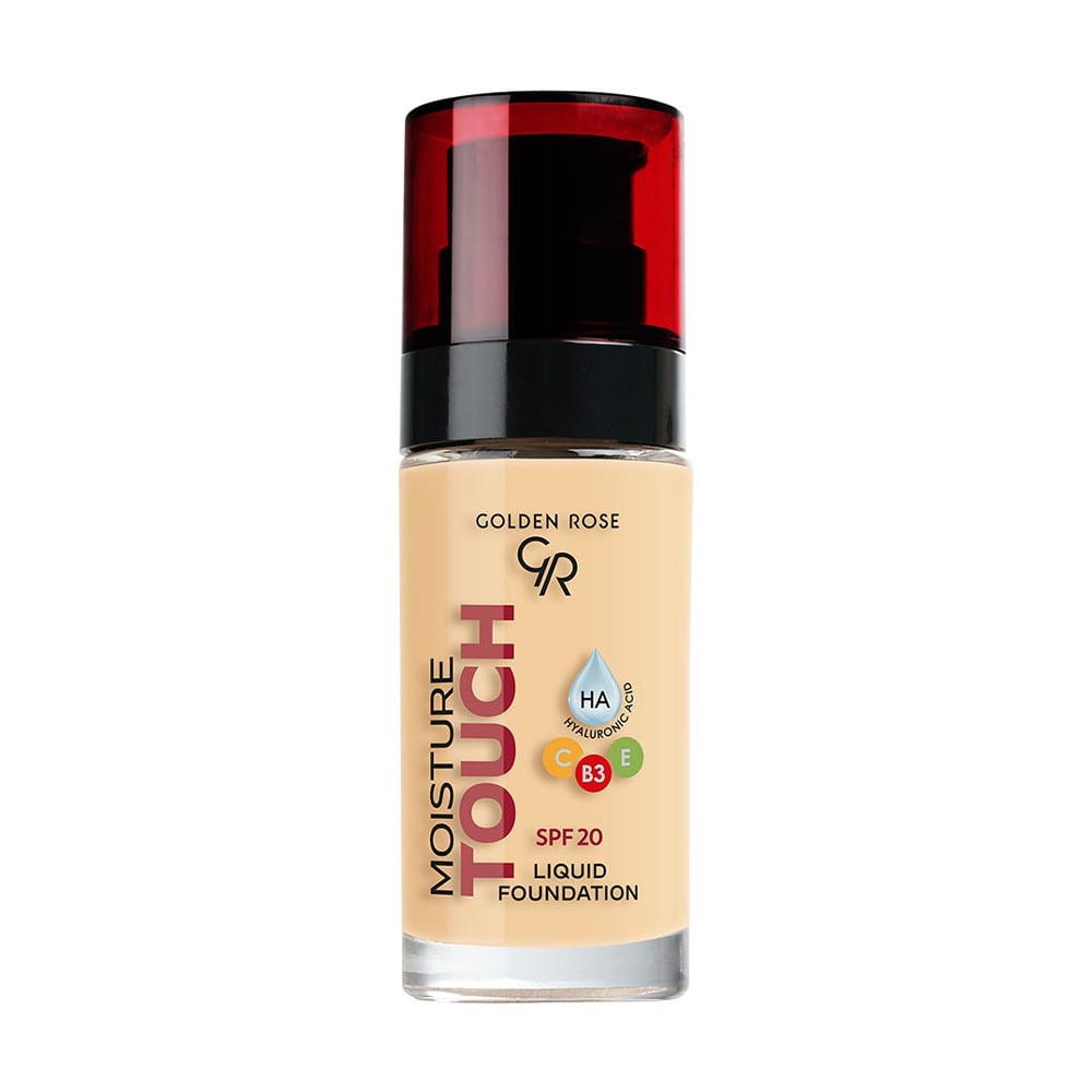 Тональний крем для обличчя Golden Rose Moisture Touch Liquid Foundation SPF 20, 105, 30 мл