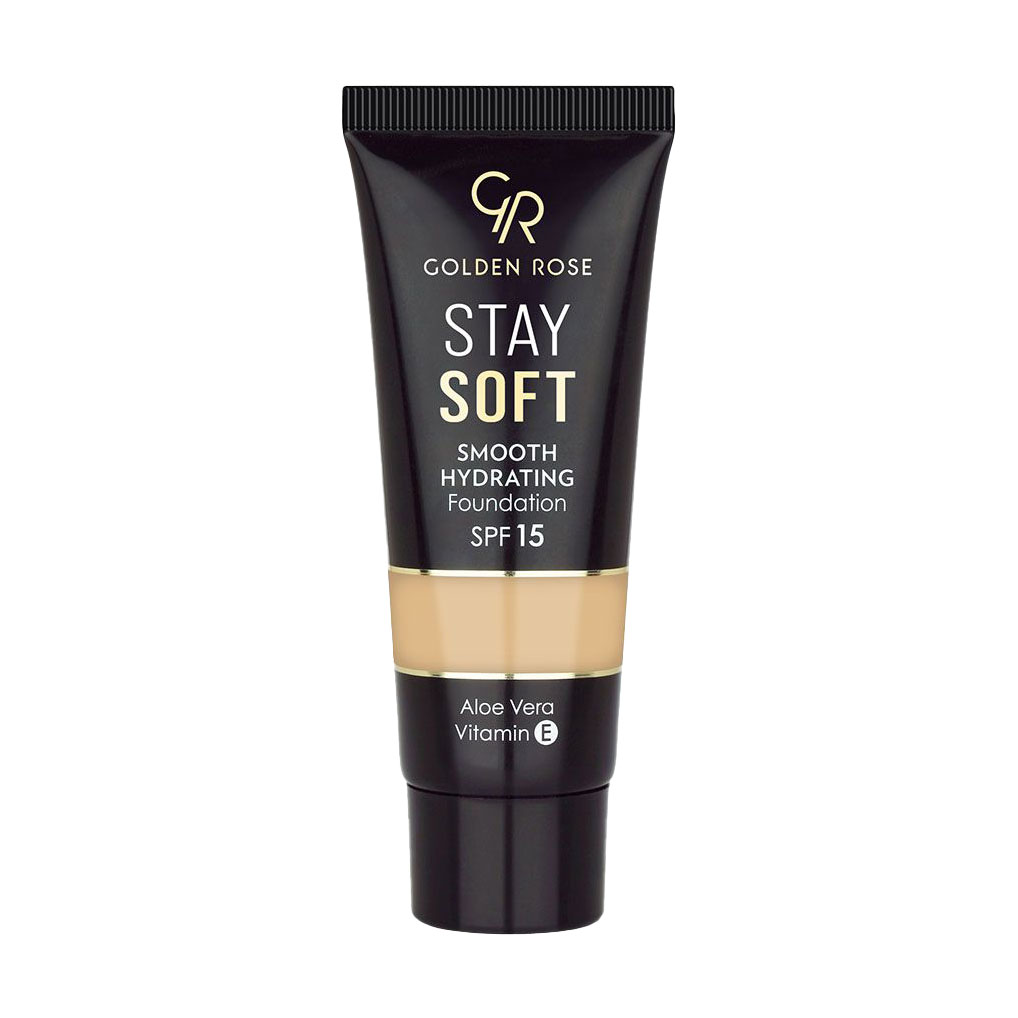 Тональний крем для обличчя Golden Rose Stay Soft Smooth Hydrating Foundation SPF 15, 201, 35 мл