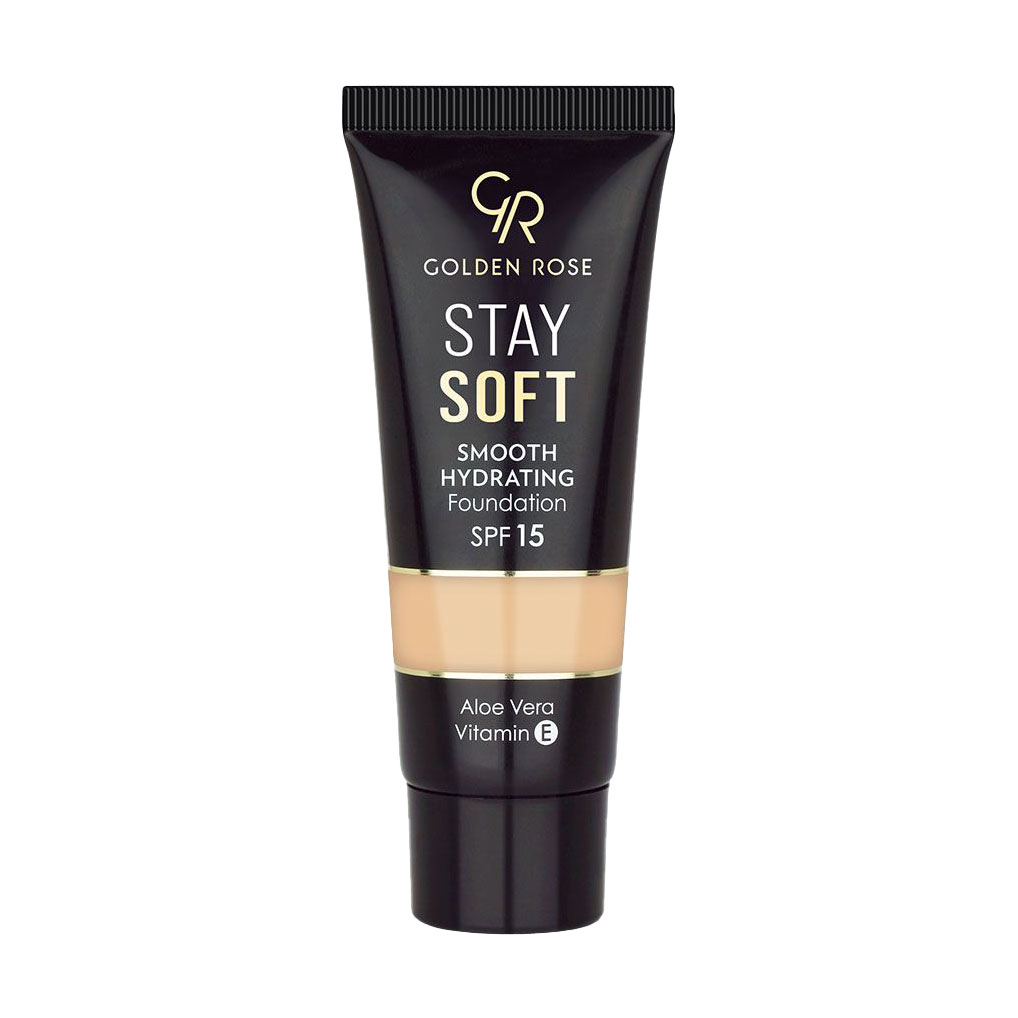 Тональний крем для обличчя Golden Rose Stay Soft Smooth Hydrating Foundation SPF 15, 202, 35 мл