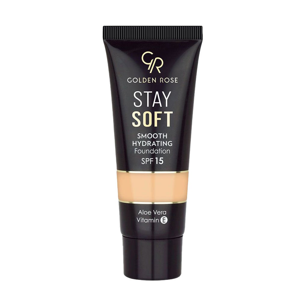 Тональний крем для обличчя Golden Rose Stay Soft Smooth Hydrating Foundation SPF 15, 204, 35 мл