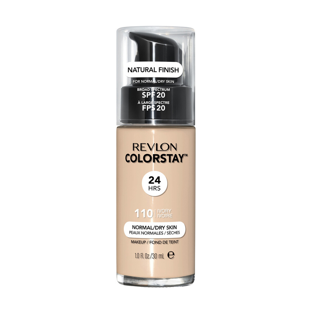 Тональний крем для обличчя Revlon ColorStay Makeup for Normal/Dry Skin SPF 20 для нормальної та сухої шкіри, 110 Ivory, 30 мл