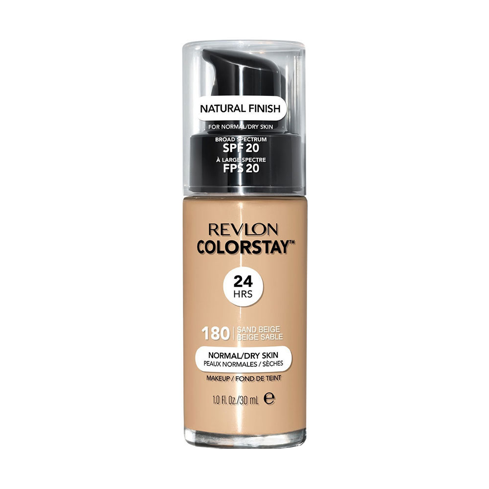 Тональний крем для обличчя Revlon ColorStay Makeup for Normal/Dry Skin SPF 20 для нормальної та сухої шкіри, 180 Sand Beige, 30 мл