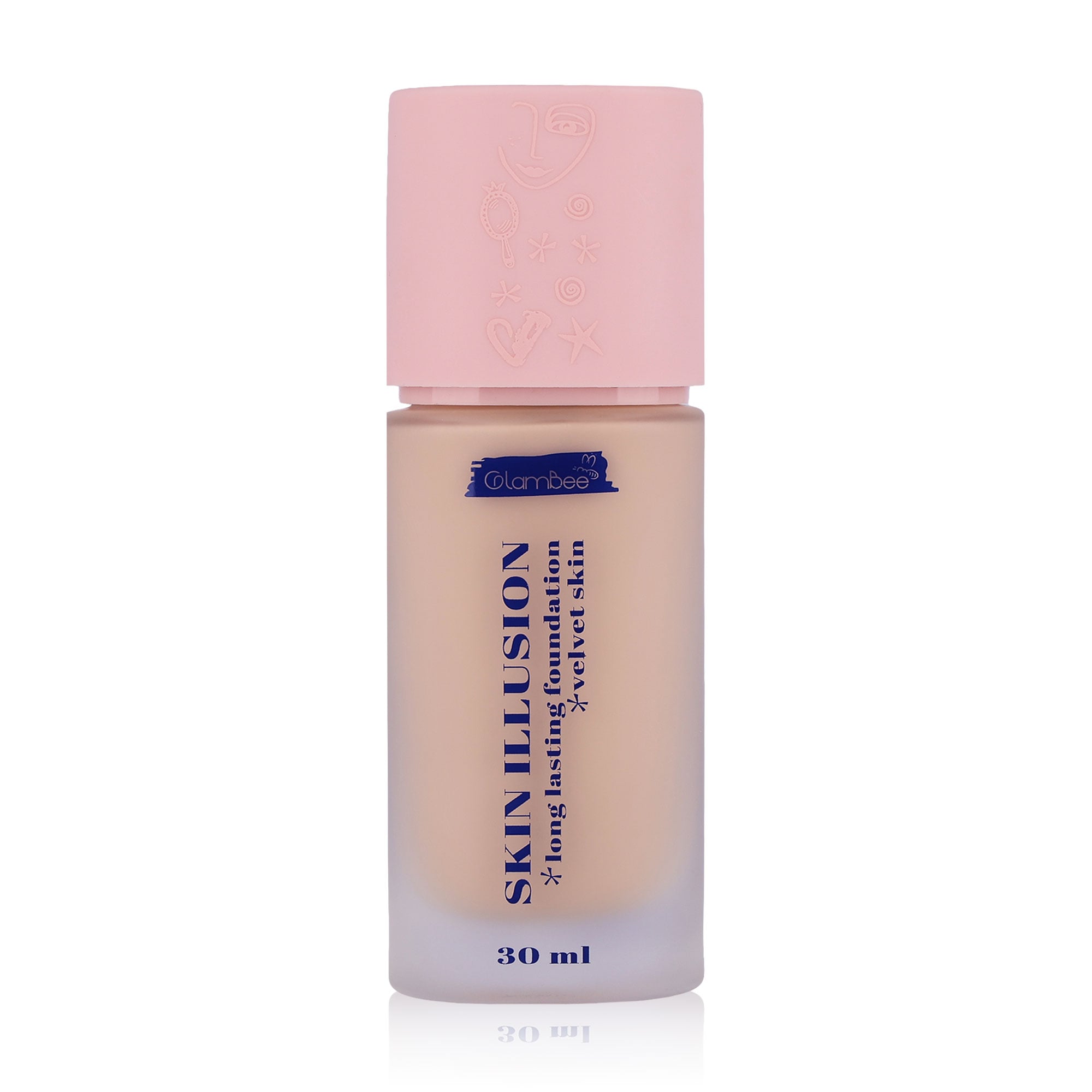Тональний крем GlamBee Skin Illusion, тон 01, 30 мл