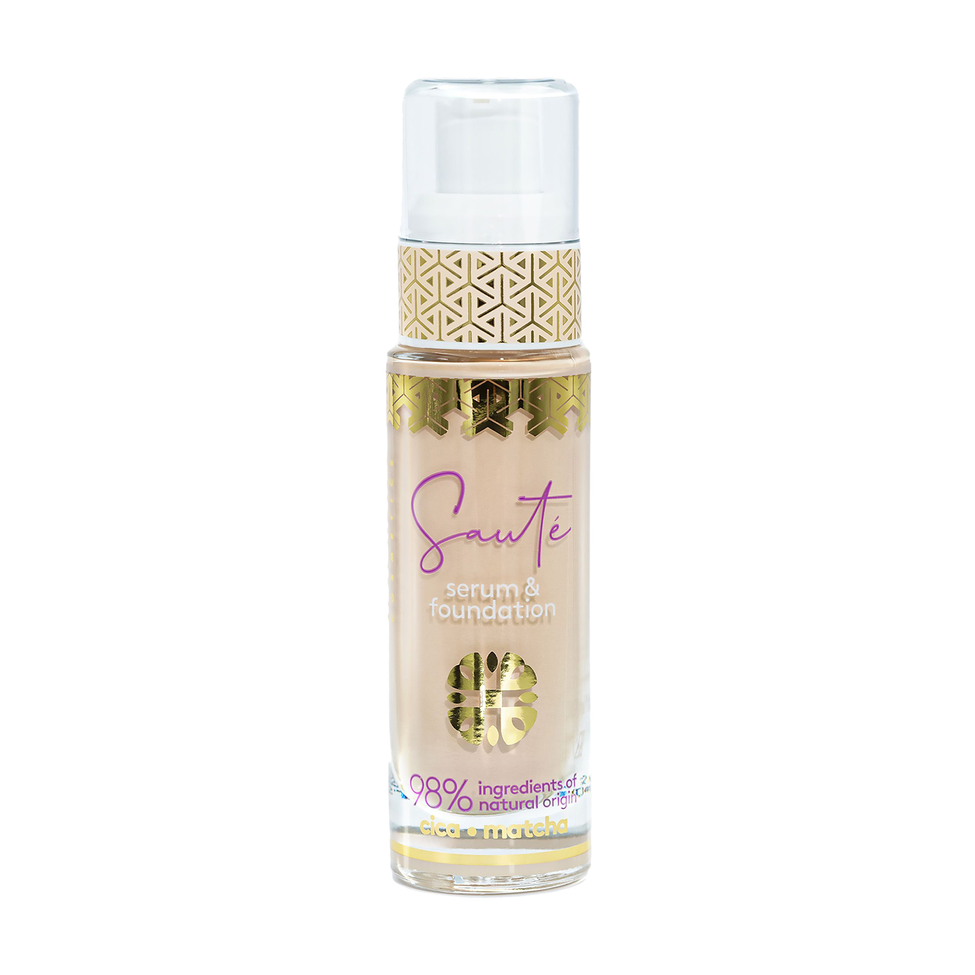 Тональний крем-сироватка для обличчя 2 в 1 Ingrid Cosmetics Saute Serum &amp; Foundation, 02 Fresh Light, 30 мл