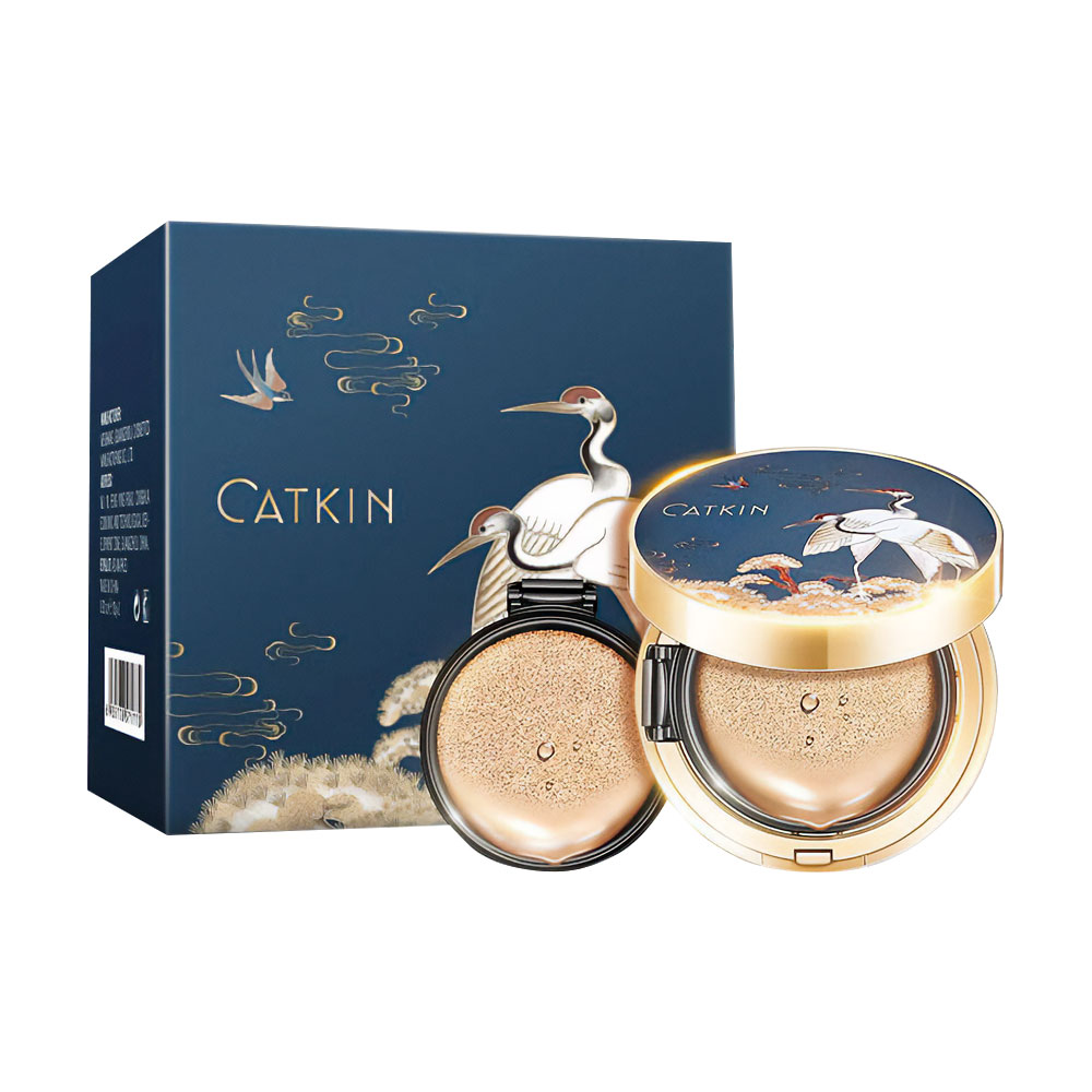 Тональний кушон для обличчя Catkin Summer Palace Moisture Cover BB Cream Cushion Foundation C03 Vanilla, 13 г (+ змінний блок, 13 г)