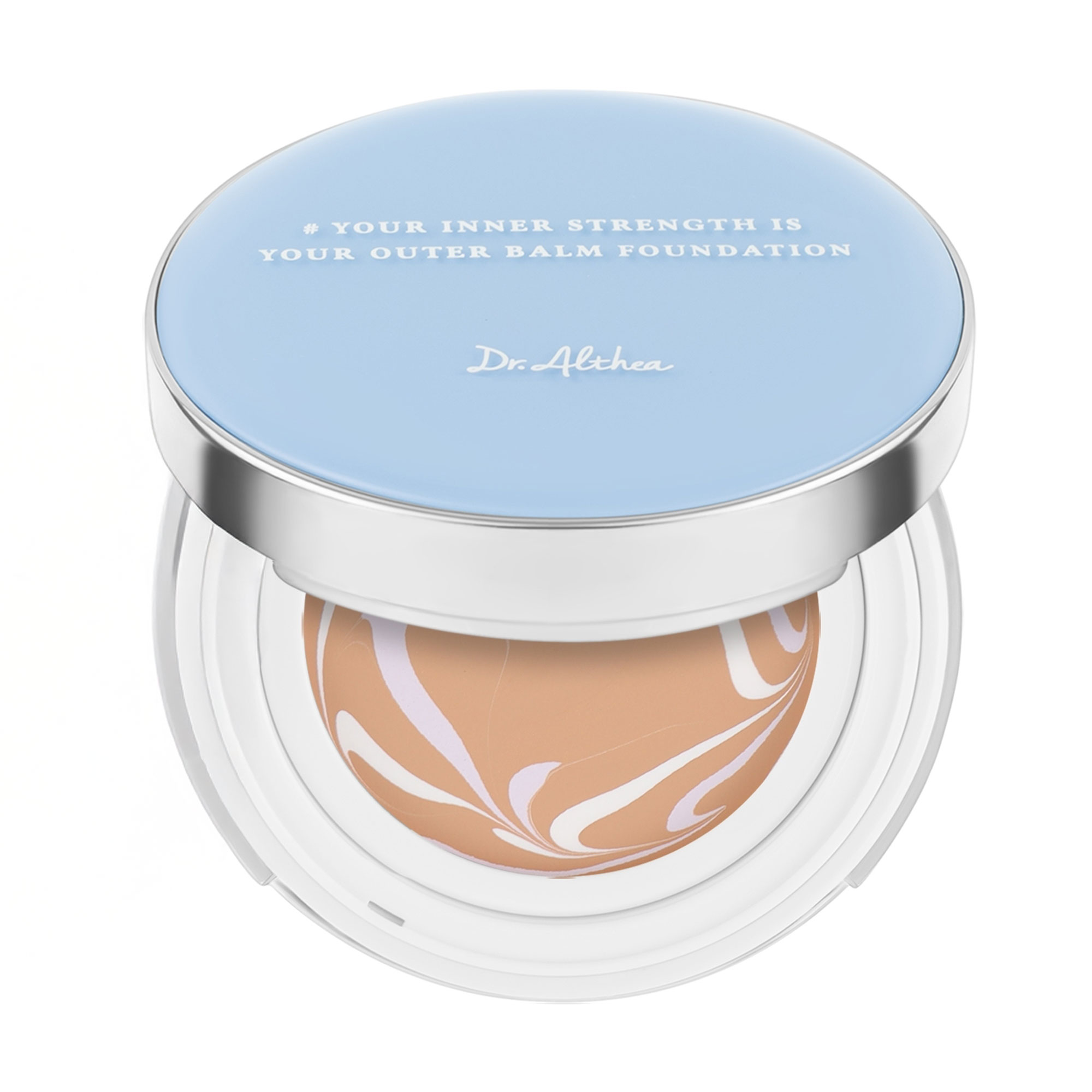 Тональний кушон для обличчя Dr. Althea Double Serum Balm Foundation SPF 50, 21 Pink Ivory, 12 г