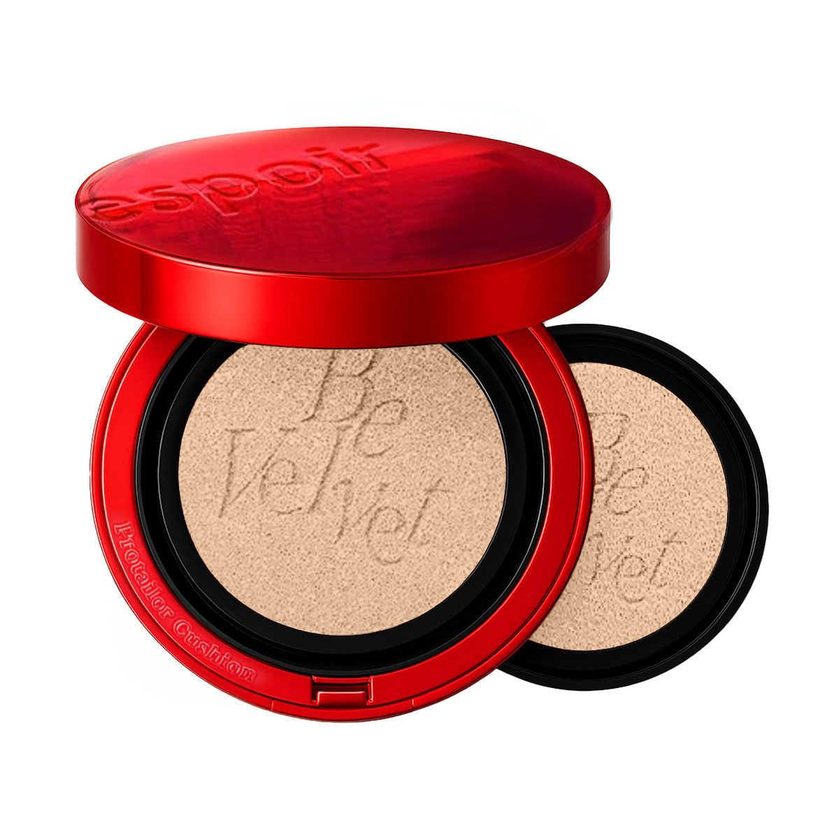 Тональний кушон для обличчя Espoir Pro Tailor Be Velvet Cover Cushion New Class, SPF 34 PA++, зі змінним блоком, 23 Beige, 2*13 г