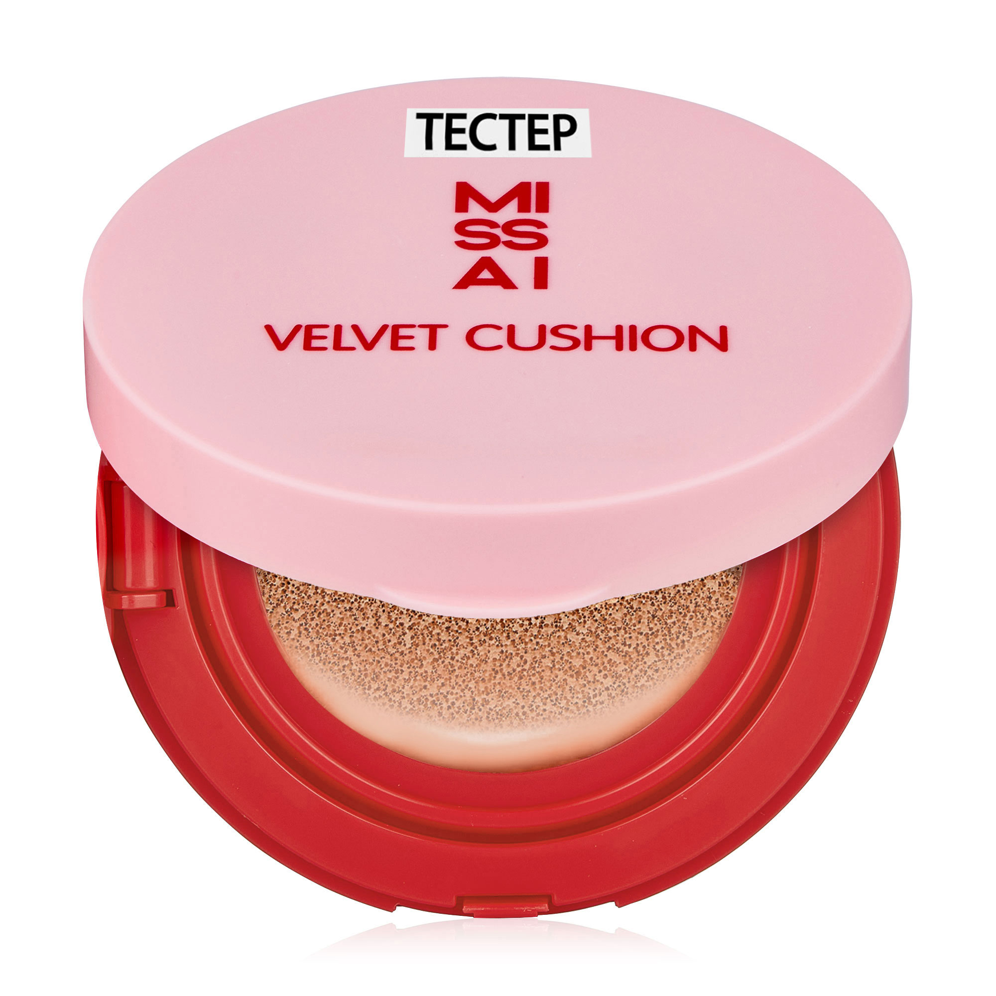 Тональний кушон для обличчя Missai Velvet Сushion SPF 50+ PA ++++, тон 02, 13 г (тестер)