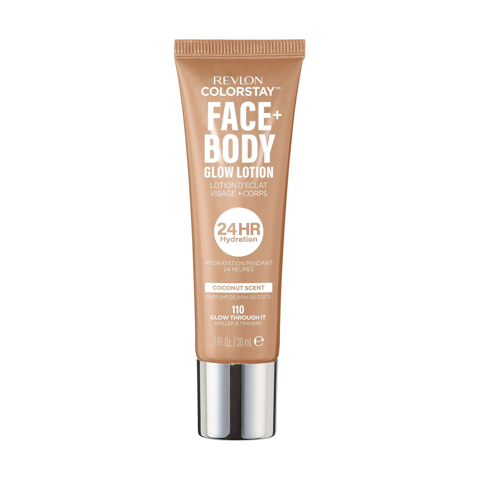 Тональний лосьйон для обличчя та тіла Revlon Colorstay Face + Body Glow Lotion 110 Glow Through It, 30 мл