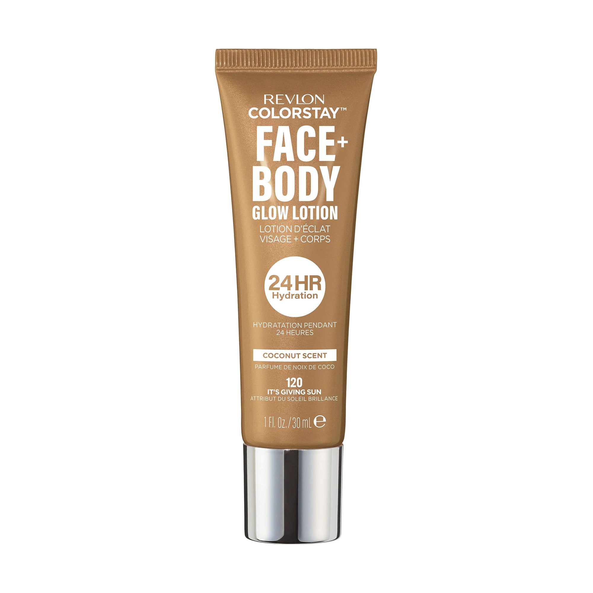 Тональний лосьйон для обличчя та тіла Revlon Colorstay Face + Body Glow Lotion 120 It's Giving Sun, 30 мл