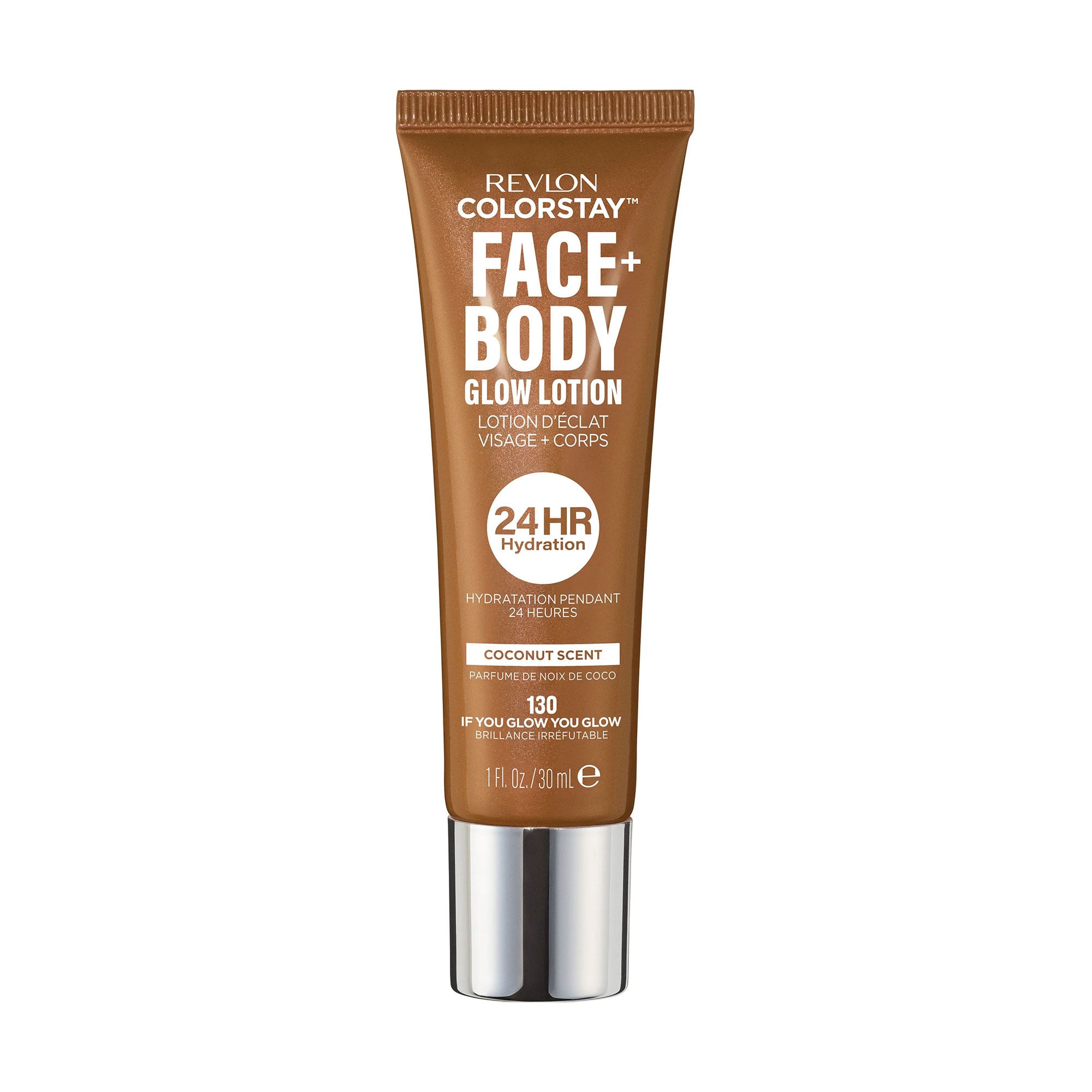 Тональний лосьйон для обличчя та тіла Revlon Colorstay Face + Body Glow Lotion 130 If You Glow You Glow, 30 мл