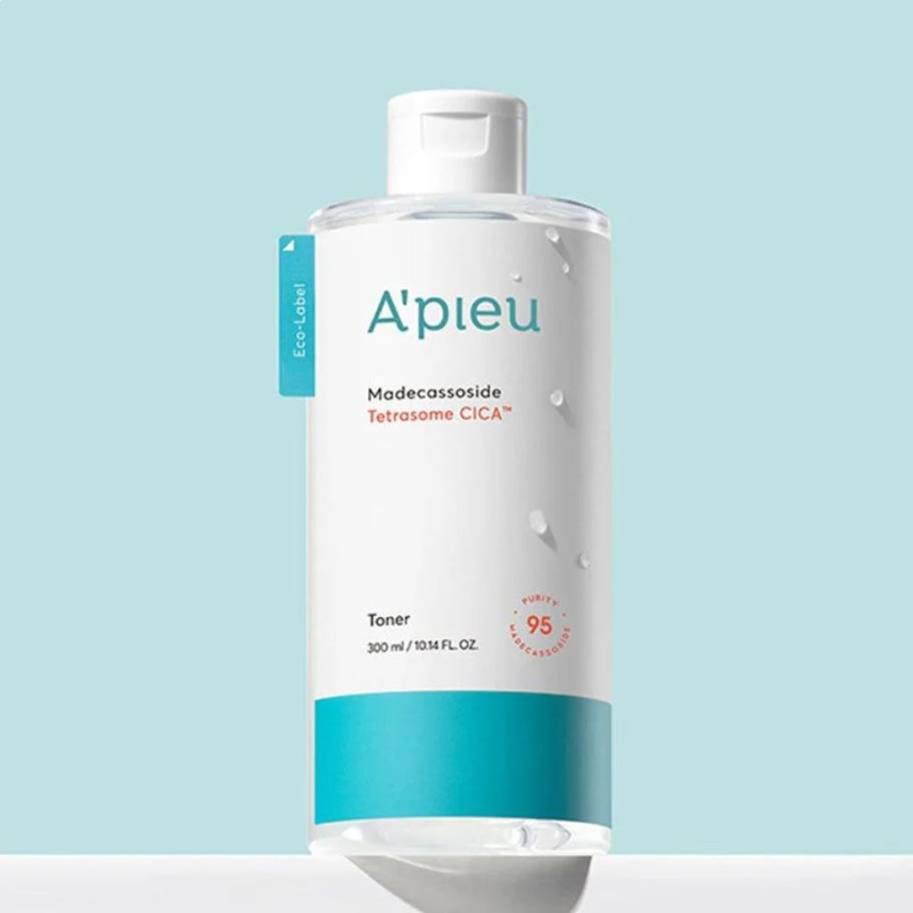 Тонер A'pieu Madecassoside Tetrasome Cica Toner для проблемної шкіри обличчя, 300 мл