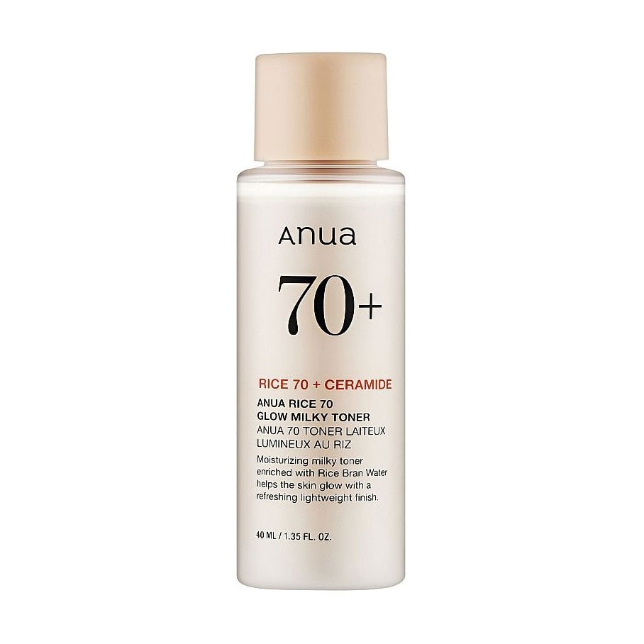 Тонер для обличчя Anua Rice 70 Glow Milky Toner, 40 мл