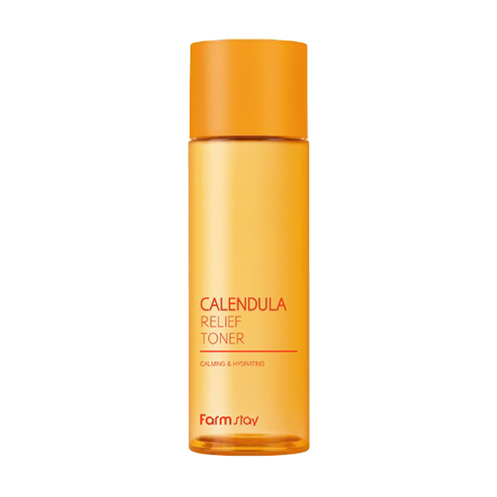 Тонер для обличчя FarmStay Calendula Relief Toner з екстрактом календули, 200 мл