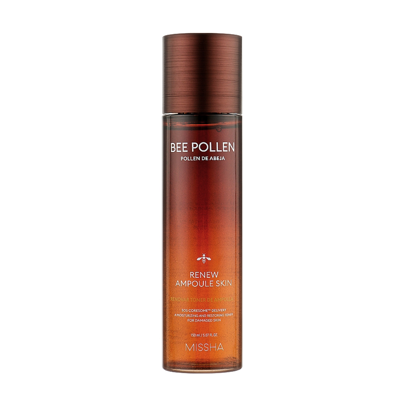 Тонер для обличчя Missha Bee Pollen Renew Ampoule Skin Toner на основі бджолиного пилку, 150 мл