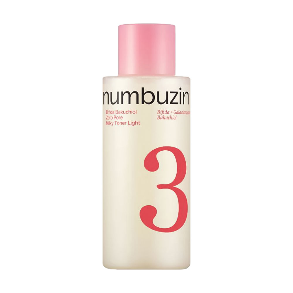 Тонер для обличчя Numbuzin No.3 Bifida Bakuchiol 50 Zero Pore Milky Toner Light, 200 мл