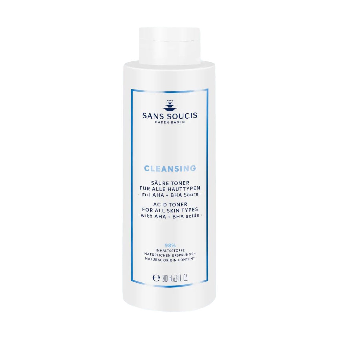 Тонер для обличчя Sans Soucis Cleansing Acid Toner з AHA- та BHA-кислотами, 200 мл