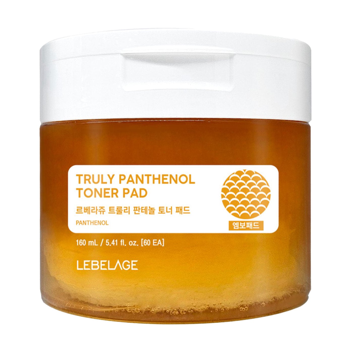 Тонер-пади для обличчя Lebelage Truly Panthenol Toner Pad, 160 мл
